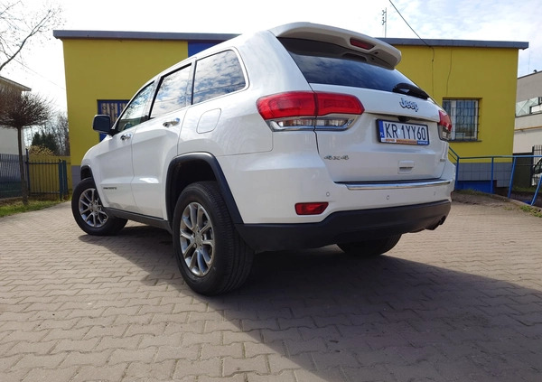 Jeep Grand Cherokee cena 88900 przebieg: 92000, rok produkcji 2016 z Kraków małe 56